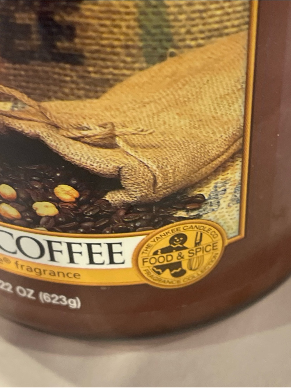 Yankee Candle RETIRED "Hazelnut Coffee" 22 oz Jar Candle NEW food spice - Picture 4 of 6